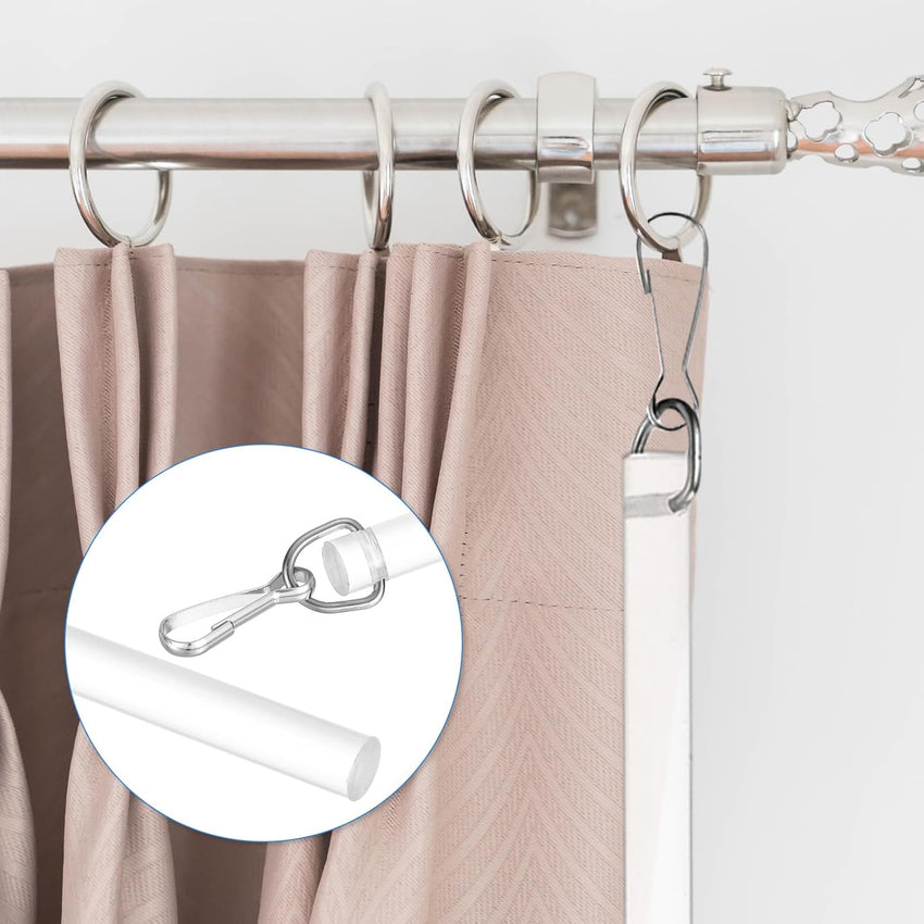 Acrylic Drapery Wand Invisible Curtain Pull Rod Ã¢ÂÂ 36 Inch Clear
