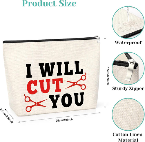 Makeup Bag Inspirational Hairdresser Gift Cosmetic Pouch â One Size