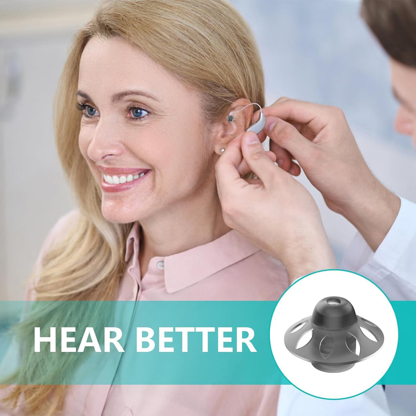 Hearing Aid Domes Silicone Replacement Washable Ear Tips Ã¢ÂÂ 6mm 20 Pcs