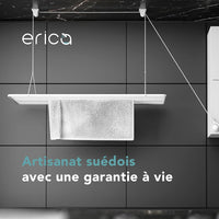 Ceiling-Mounted Clothes Dryer 70x50cm Foldable Airer â White