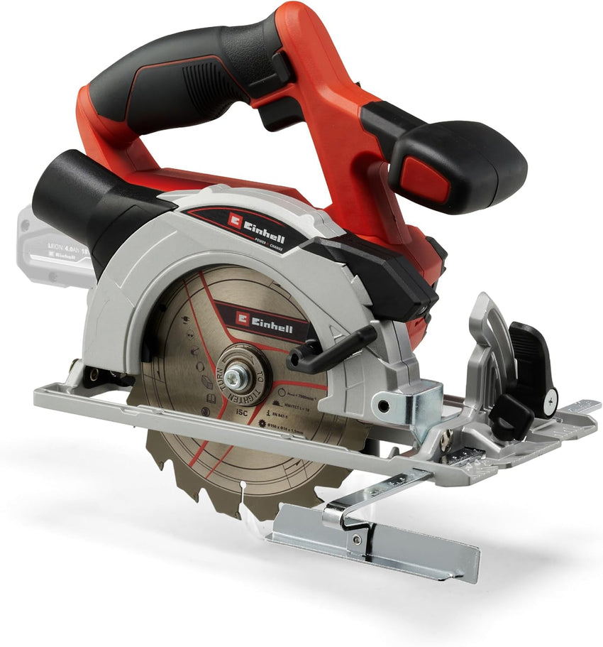 Einhell Cordless Circular Saw 18V Power X-Change 150mm Tool-Free LED Dust Extraction Body Only, no battery included