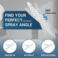 12inch Large Rainfall Shower Head, Fixed Shower Head, Round 304 Stainless Steel Ultra Thin Bathroom Shower Head (12inch)