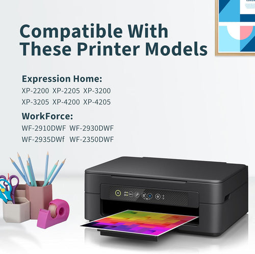 OINKWERE Compatible with 12-Pack 604XL Ink Cartridges Replacement for Epson 604 Ink Cartridges Multipack for Expression XP-2200 XP-2205 XP-3200 XP-3205 XP-4200 XP-4205 WF-2910 WF-2930 WF-2935 WF-2950