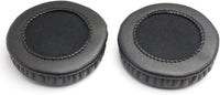 Replacement Earpads Leather Ear Cushions Spare Ear Pads Kit fit for Universal Diameter 55MM(1Pair Black)