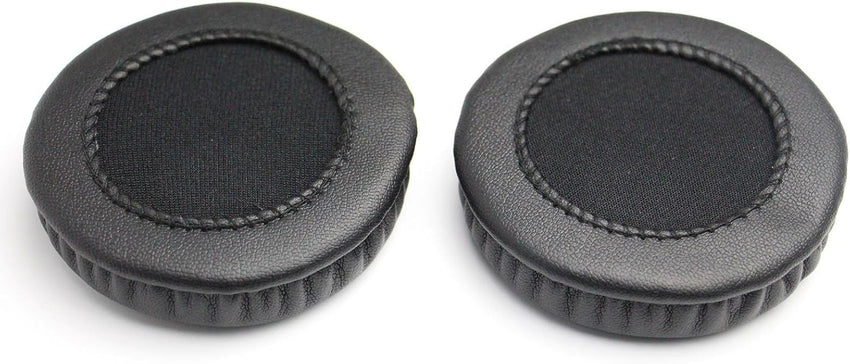 Replacement Earpads Leather Ear Cushions Spare Ear Pads Kit fit for Universal Diameter 55MM(1Pair Black)