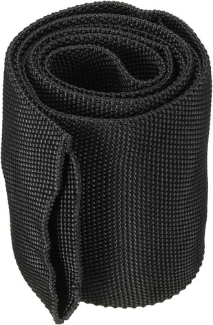 PATIKIL 2.2" Dia 3.3FT Nylon Protective Hose Sleeve, Cable Cover Sheath Protection for Welding Tig Torch Hydraulic Hose, Black