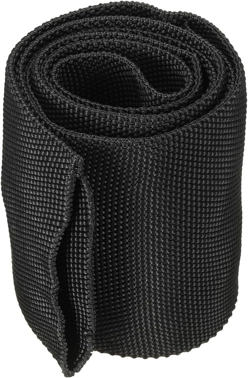 PATIKIL 2.2" Dia 3.3FT Nylon Protective Hose Sleeve, Cable Cover Sheath Protection for Welding Tig Torch Hydraulic Hose, Black