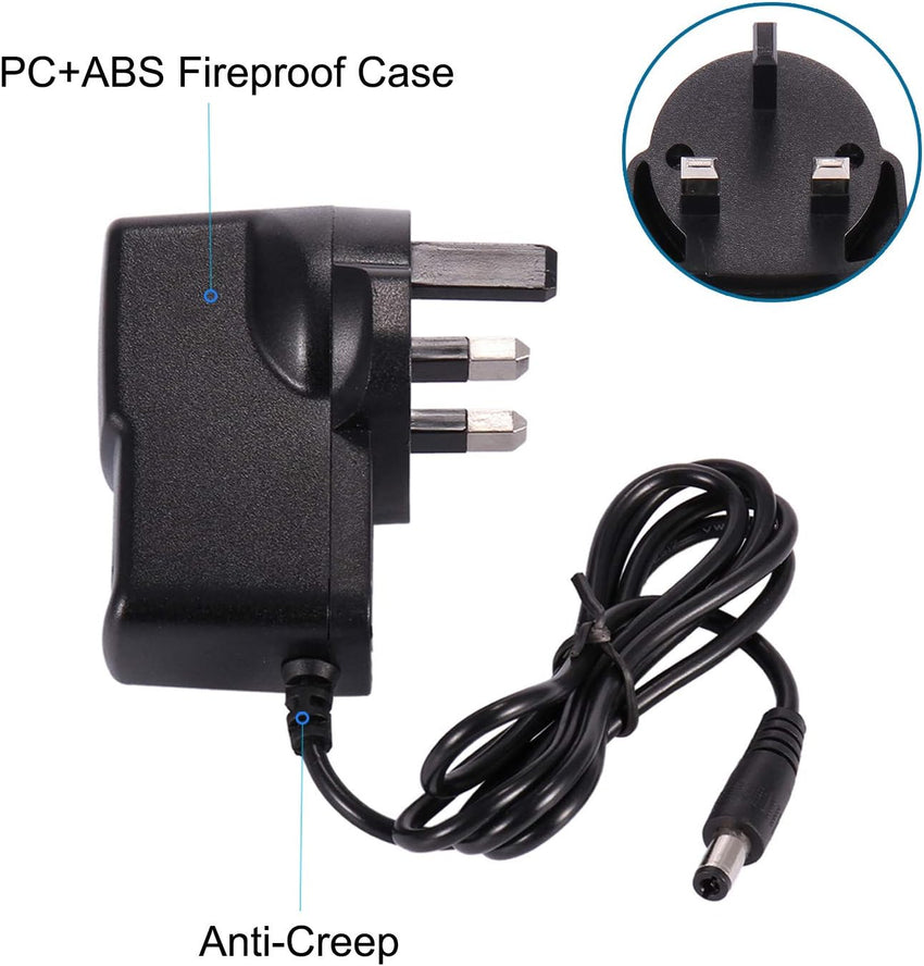 12V 0.5A Power Supply UK - COLM AC 100-240V to DC 12V 500mA Power Adapter Charger 6W Led Driver for CCTV Security Camera Router/Set-top Box/Anti-mosquito