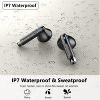 Wireless Earbuds, Bluetooth 5.4 Headphones NEW Wireless Headphones with 4 ENC Mic, 56H Bluetooth Earphones in Ear Noise Cancelling Deep Bass, Mini Ear Buds Bluetooth Earbuds IP7 Waterproof LED Display