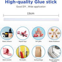 Hot Glue Gun Mini Glue Gun NO GLUE STICKS, 20W Hot Glue Gun Blue Fast Heating for DIY Craft Projects and Home Quick Repairs