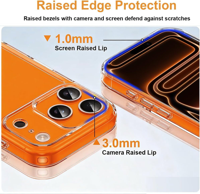 Garegce Case for iPhone 17 Pro 6.3-Inch, Slim Clear Non-Yellowing Phone Case, Thin Soft TPU Silicone Shockproof Anti-Scratch Transparent Cell Phone Cover for iPhone 17 Pro- Crystal Clear