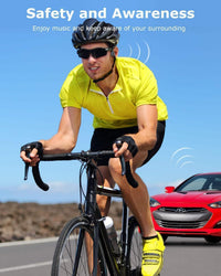 Monodeal Bone Conduction Headphones, Bluetooth 5.3 Open Ear Headphones, running headphones IP67 Waterproof Wireless Sports for Runners, Cycling, Hiking