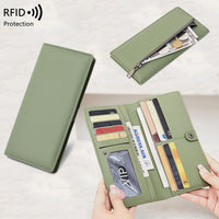 Women's Ultra Slim Leather RFID Blocking Card Holder Bifold Wallet Ã¢ÂÂ Slim