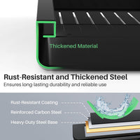 Pull-Out Cabinet Organiser 2-Pack Extendable Slide-Out Drawers Nano Tape or Screws â 43D x 30-50W x 5.8H cm