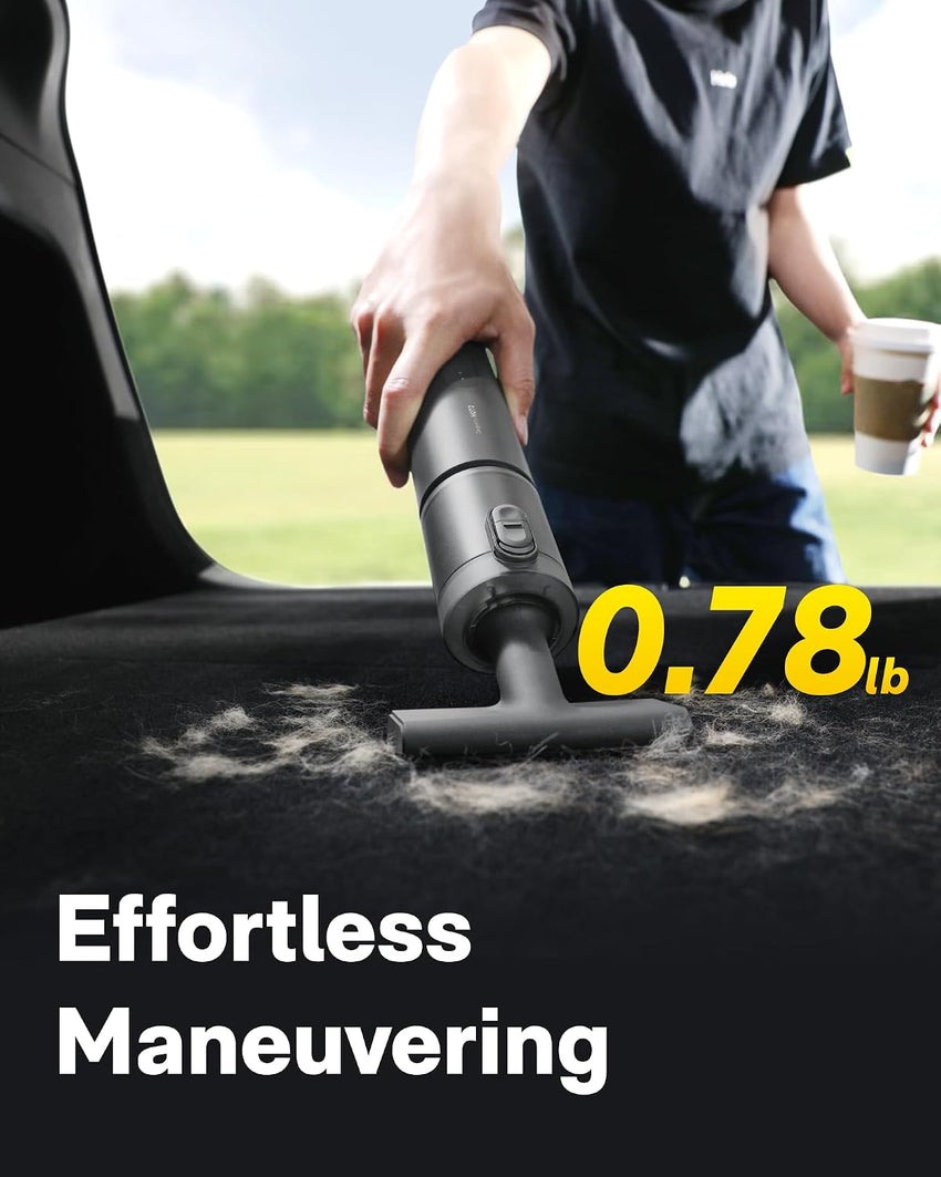 HOTO Handheld Car Vacuum Cleaner Cordless, READ DESC 4-in-1 Portable Mini Vacuum with 20000Pa Strong Suction, Electric Compressed Air Duster Blower for Car, Desk, Computer, Keyboard, Home, Office Cleaning