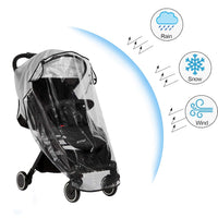 Universal Rain Cover for Pushchair,Pram Rain Cover,Rain Cover for Pram,Travel Weather Shield for Windproof, Waterproof, Protect from Sun Dust Snow