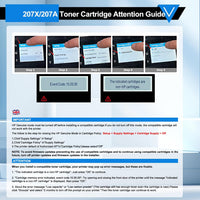 207X 207A Toner Cartridges No Chip Multipack-3150 Pages Replacement for HP 207A 207X Color Laserjet Pro MFP M283fdw M255dw M282nw M283fdn M255nw W2210A W2211A W2212A W2213A--Black Cyan Yellow Magenta