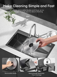 Meat Slicer with 2 * 19cm Blade, Electric Meat Slicer Machine for Home Use 200W, FOHERE Deli Food Slicer, 0-15mm Adjustable Thickness for Cheese, Bread, Include Safety Food Pusher, Silver