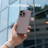 TineeOwl for iPhone 16 Pro Magnetic Case, [Covered Camera Control Button], Compatible with MagSafe, TPU, Minimalist, Slim/Thin, Grippy - Dune Series (Dusty Lilac, iPhone 16 Pro)