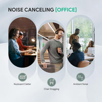 Yealink BH70 Wireless Headset with Microphone Noise Cancelling, Stereo Bluetooth Headset for Office 35h Talking Time Work Teams Headsets for Computer PC