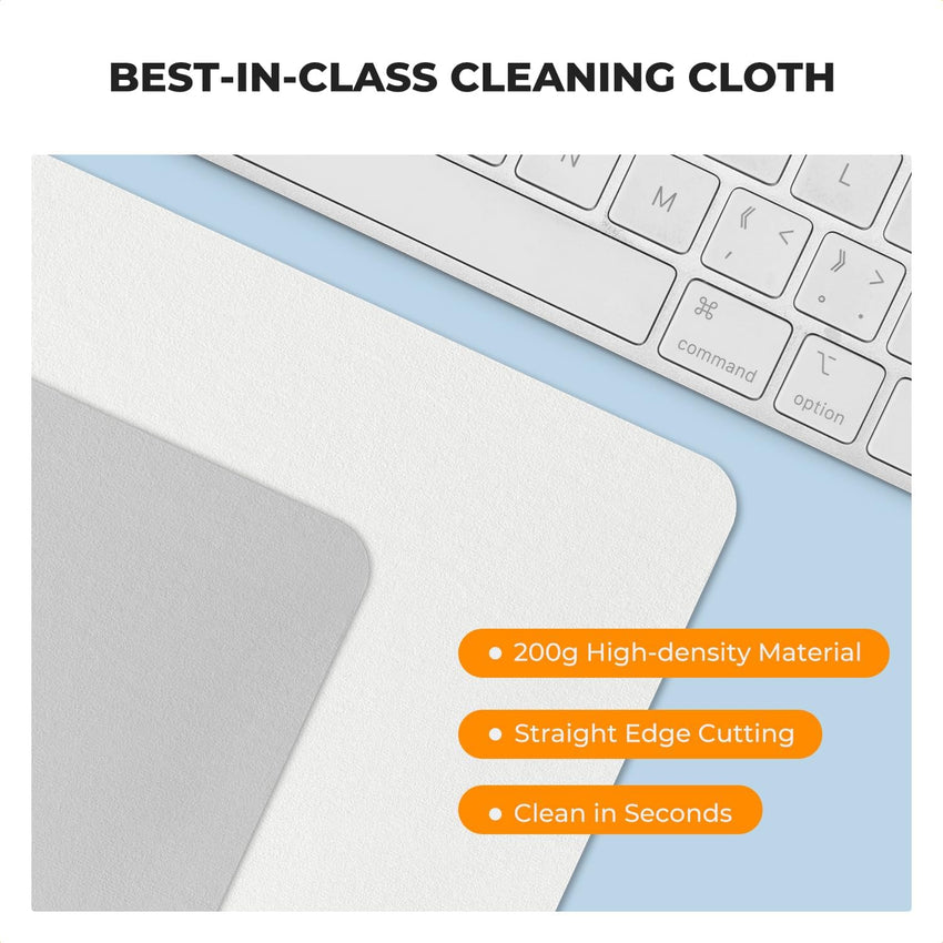K&F CONCEPT Glasses Cleaning Cloth | Premium Microfiber Cleaning Cloths, Lens Cleaning Cloth for Camera Lenses, Eyeglasses, Screens, Cameras, Tablets -Washable, 6 Pack, 6 x 7 inches (15 x 18 cm)