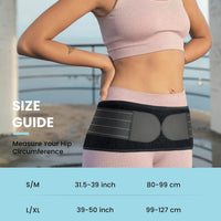 Sciatica Belt Back Pain Relief Adjustable Support Brace â L/XL