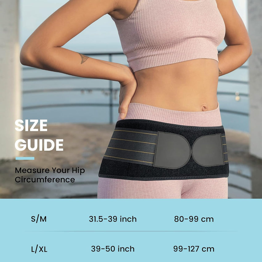 Sciatica Belt Back Pain Relief Adjustable Support Brace â L/XL