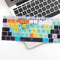 MMDW Ableton Live Shortcut Hotkeys Keyboard Cover A2179 Silicone Skin Keyboard Protector for MacBook Air 13 inch with Touch ID A2337 M1 Chip European Layout