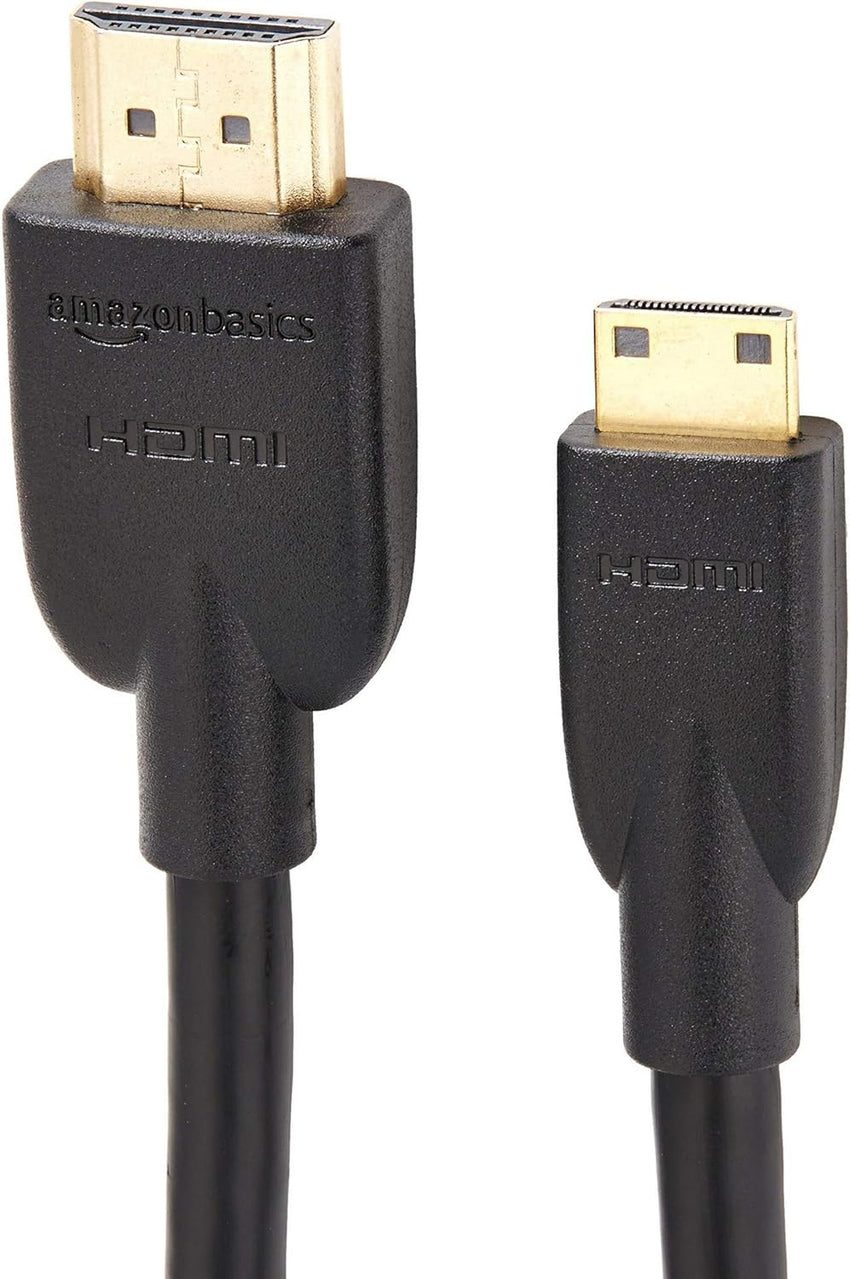 Amazon Basics High Speed Mini HDMI (Source) to HDMI (Display) Cable, 1.8 m, Black