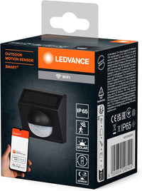 LEDVANCE SMART+ Outdoor Motion Sensor WiâFi Solar-Powered Motion Detection â Grey