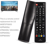 Universal Remote Control INCLUDING Batteries for AKB73715603, TV Remote Control Replacement for AKB73715603 42PN450B 47LN5400 50LN5400 50PN450B