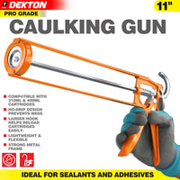 Caulking Gun Metal Frame Hex Rod Plunger Handle with Release Lever â for Sealants