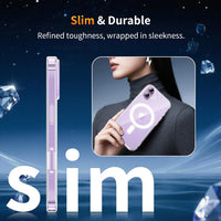 YNMEacc 5 in 1 Magnetic for iPhone 17 Case 6.3-Inch with 2X Screen Protector + 2X Lens Protector, [Compatible with MagSafe] Slim Soft TPU Silicone Shockproof Anti-Scratch Phone Cover - Clear