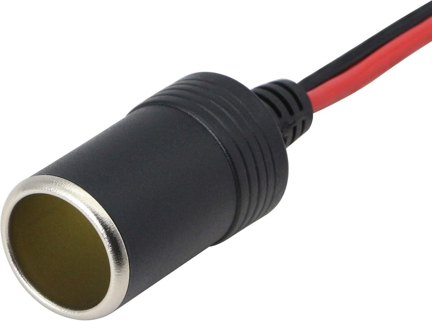 CERRXIAN 14AWG SAE to Cigarette Lighter Socket 12V-24V Extension Cable Extension Charging Cable, Car Cigarette Lighter Female Socket to SAE Quick Disconnect Adapter