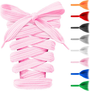 2 Pairs 15mm Wide Thick Chunky Shoelaces Tear-Resistant for Sports Shoes â Pink 63"/160cm