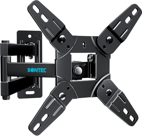 BONTEC TV Wall Bracket for 13-42 Inch LED LCD OLED Flat & Curved TVs up to 20KG, Full Motion Articulating Mount with Tilt, Swivel, Extension, Max VESA 200x200mm, TV Wall Mount for Home and Office Use