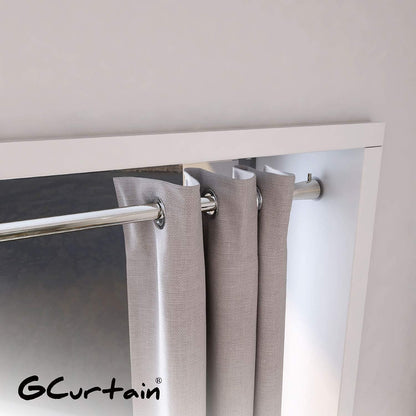 Gcurtain Shower Curtain Pole No Drilling, Spring Tension Pole, 56-98 Inch, 3/4 Inch Diameter, Suction Cup on Either End, 1PCS, Brushed Nickel