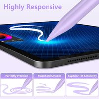 TQQ Stylus Pen Compatible with iPad 2018-2025, Fast Charge, Tilt Sensitive â White