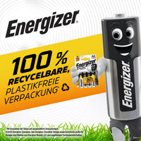 Energizer Alkaline Power - AA Batteries (16 Pack) - Double A Battery 1.5V - Up To 50% Longer Lasting - For Everyday Devices - 100% Recyclable Packaging - 7 Year Shelf-Life