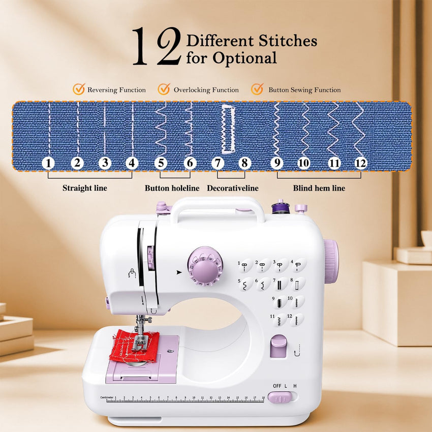 Sewing Machine with Extension Table & Basic Kit