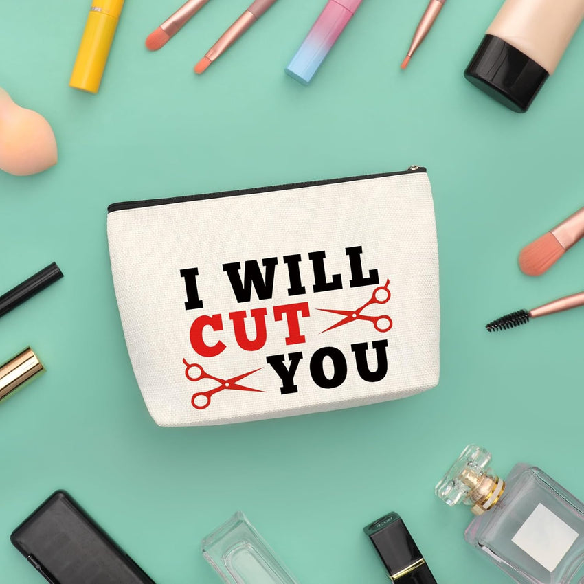 Makeup Bag Inspirational Hairdresser Gift Cosmetic Pouch â One Size