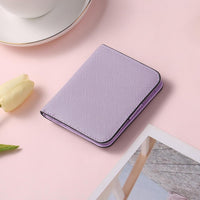 RFID Blocking Leather Bi-Fold Wallet Compact with ID Window & Coin Pocket Ã¢ÂÂ Small