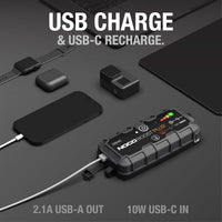 NOCO Boost GB40: 1000A UltraSafe Jump Starter - 12V Lithium Battery Booster Pack, Portable Jump Box, Power Bank & Jumper Cables - for 6.0L Gas and 3.0L Diesel Engines