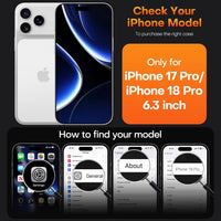 TAURI for iPhone 18 Pro Case/for iPhone 17 Pro Case, Clear