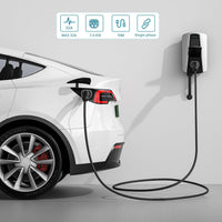 QIAO)) Type 2 EV Charging Cable, 7.4kW 10M 32A Single Phase, Electric Vehicle Type 2 to Type 2 IEC 62196 EV Charger Cable, EVs/Plug-in Hybrid Fast Car Charging Cable with Carry Bag