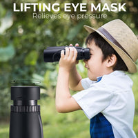 K&F CONCEPT12x32 Compact Binoculars for Kids and Adults, with BAK4 prism, FMC Lens, IP65 Waterproof & Neck Strap for Bird Watching Hunting Travel Camping Stargazing