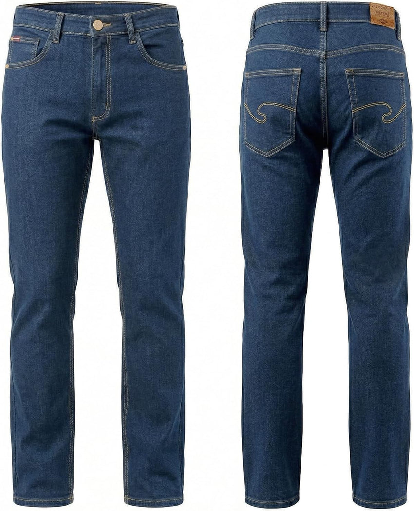 Lee Cooper Men's Jeans Regular Fit 5-Pocket Stretch Denim Ã¢ÂÂ Black 34W/29L