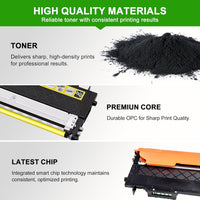 Compatible Toner Cartridge Replacement for HP 117A W2070A W2071A W2072A W2073A Toner Compatible for HP Color Laser MFP 179fnw 178nw 150nw 150a 179fwg 178nwg Printer(4-Pack)