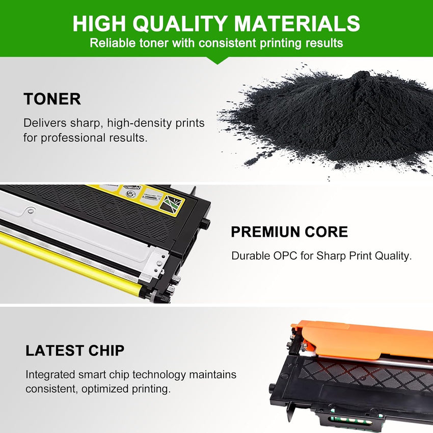 Compatible Toner Cartridge Replacement for HP 117A W2070A W2071A W2072A W2073A Toner Compatible for HP Color Laser MFP 179fnw 178nw 150nw 150a 179fwg 178nwg Printer(4-Pack)