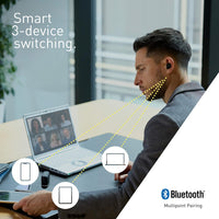 Technics EAH-AZ80E-A Wireless Earbuds READ DESC with Noise Cancelling, Bluetooth, Comfortable In-Ear Earphones with Built-in Microphone, Customisable Fit, Up to 7 Hours Playtime, Midnight Blue
